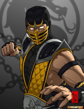 MK Art Tribute: Sub Zero from Mortal Kombat 4/Gold